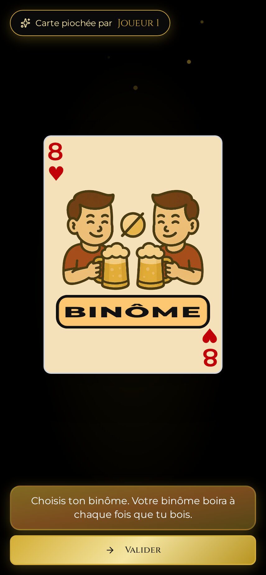 Carte tirée