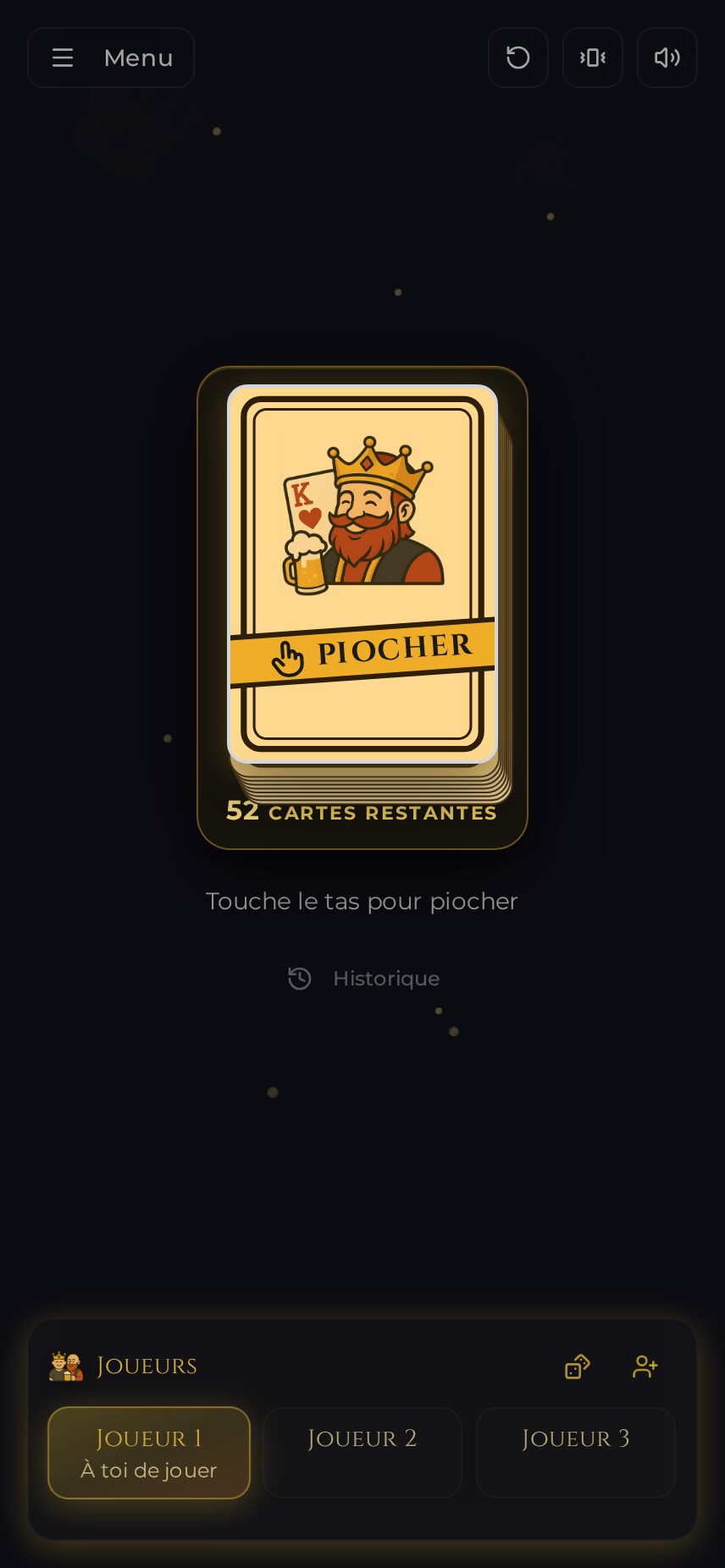 Tirage de cartes