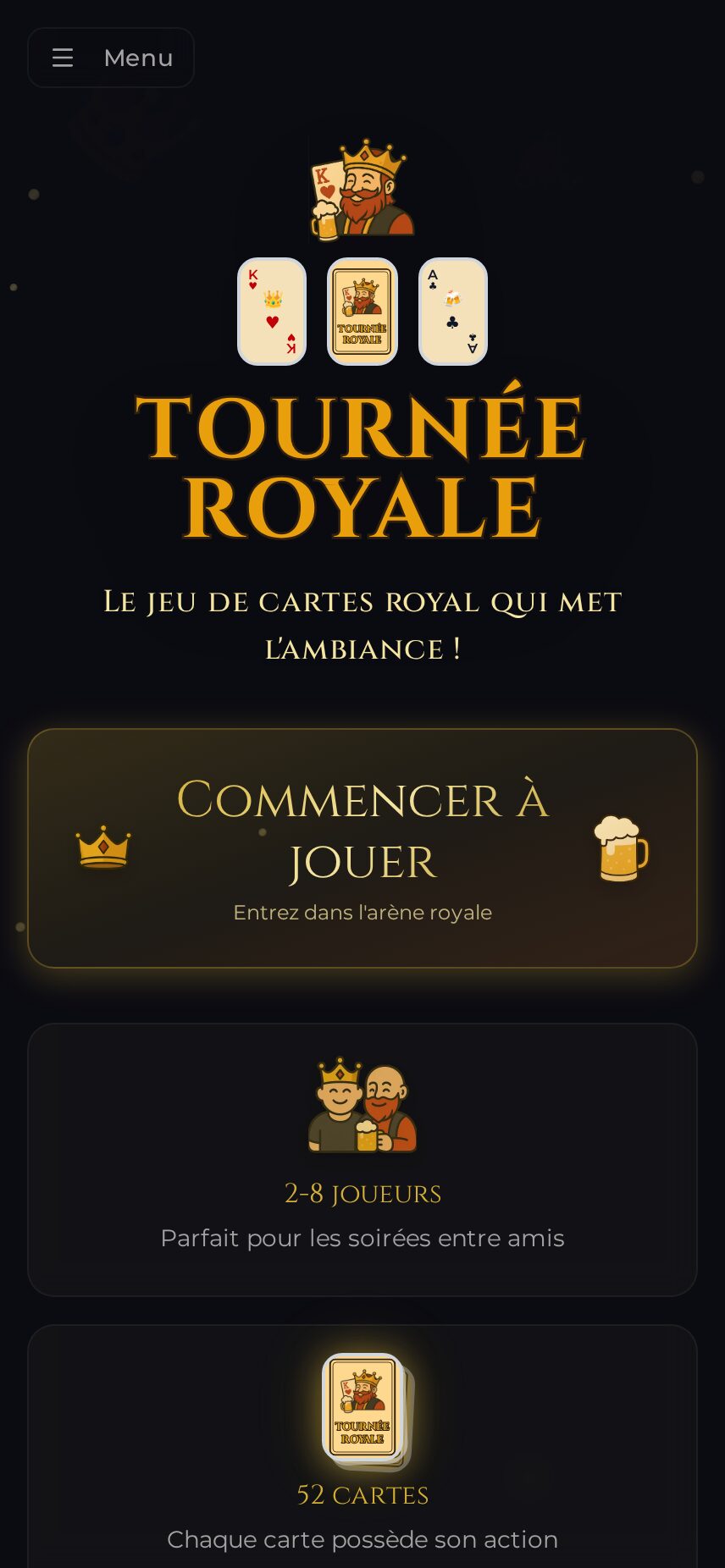 Page d'accueil